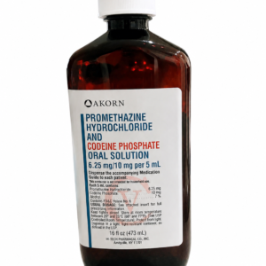 Close up of the graphic typography on a specialized prescription style dispensing bottle