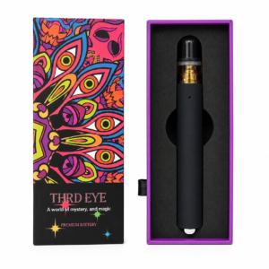 Third Eye model disposable electronic device with an integrated clear oil cell